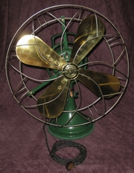 Hunter Type 16" Brass Blade Fan