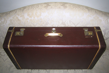 1953 White Star Suitcase